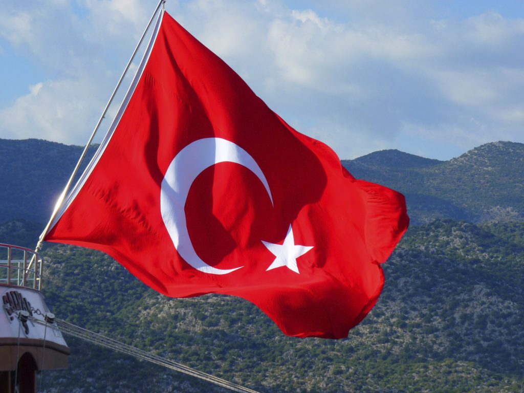 Free Turkey flag image, public domain banner CC0 photo.